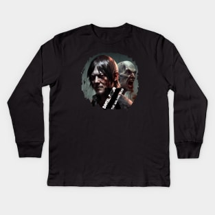 DARYL DIXON Kids Long Sleeve T-Shirt